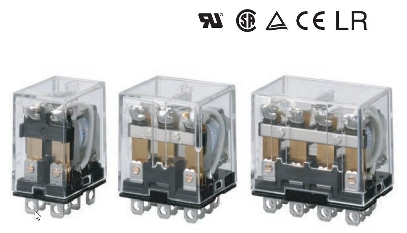 Rơ-le công suất DPDT 10A LY2N AC220, 240 có LED - body