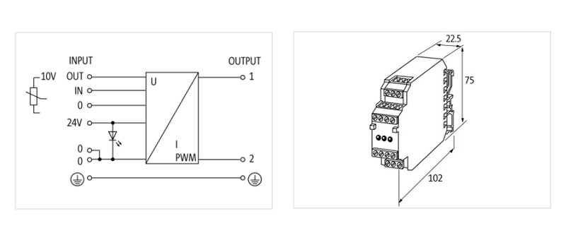 Bộ khuếch đại tín hiệu tuyến tính lắp DIN-rail 7000-31261-0000000 - DETAIL