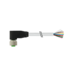 Cáp PUR 5m có đầu nối M12 female 90° A-code 8 chân 7000-17061-2920500 - HEADER