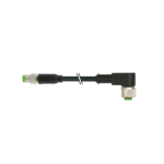 Cáp PUR dài 3m 2 đầu nối M8 male 0° / M12 female 90° A-code 3 cực 7000-88261-6300300 - HEADER