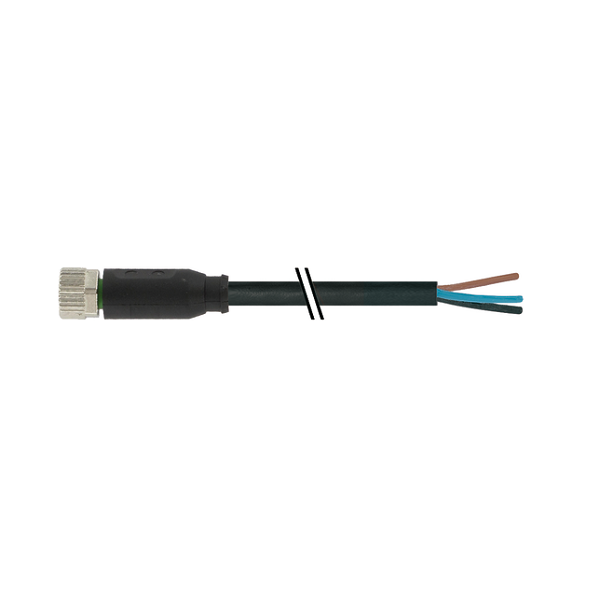 Cáp PUR dài 5m có đầu nối M8 female 0° A-code 3 cực 7000-08041-6500500 - HEADER