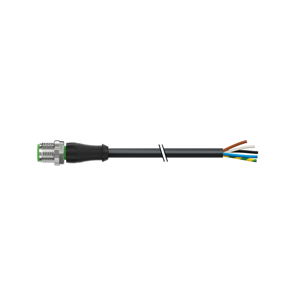 Cáp dài 1m có đầu nối M12 male 0° A-code 5 cực 7000-12041-6350100 - HEADER