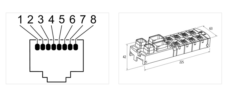 Mô-đun I/O an toàn MVK-MPNIO F DI8/4 F DO4 55563 - DETAIL