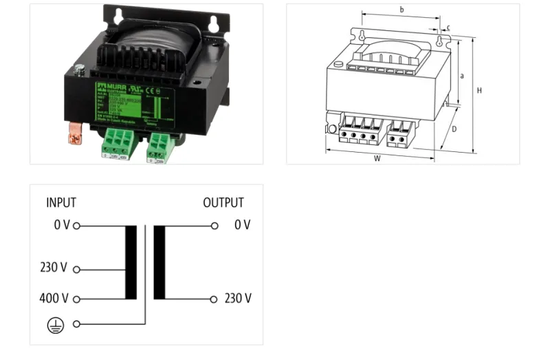 Biến áp cách ly 1 pha 1000VA - detail