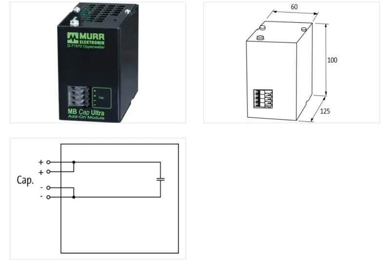 Bộ lưu điện DC 24V 3A 12s - chi tiết