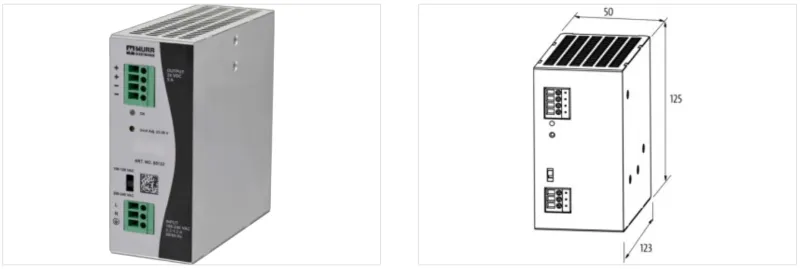 Bộ nguồn 1 pha DC 24V 5A ECO-RAIL-2 85133 - detail