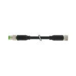 Cáp PUR 0.6m có 2 đầu nối M8 male 0° / M8 female 0° A-code 3 cực