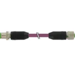 Cáp nối M12 MaleFemale 0° B-coded Shielded 15m - header