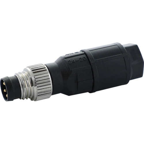 Đầu nối M8 male 0° A-code IDC 3 cực - header