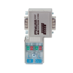 Đầu nối profibus SUB-D 90° có PG connection cho cáp cứng 55586 - HEADER