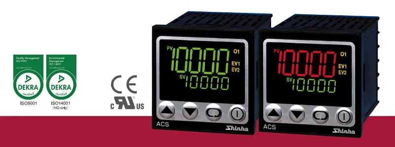 Đồng hồ nhiệt độ 48x48mm đầu ra 4-20mA ACS-13A-AM - giao diện