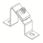 Giá đỡ DIN rail và bus bar 10x3mm 36058 - header