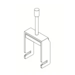 Kẹp cáp EMC cho busbar 10x3mm 36287 - header