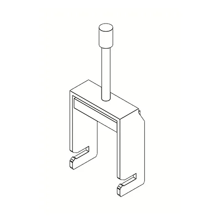 Kẹp cáp EMC cho busbar 10x3mm 36287 - header