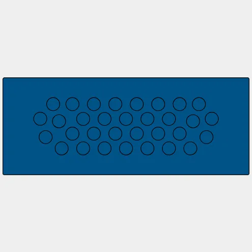 Miếng vào cáp 24-pin 32 cáp chuẩn công nghiệp - header