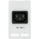 Ổ cắm 250VAC10A lắp mặt tủ điện - header