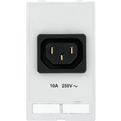 Ổ cắm 250VAC10A lắp mặt tủ điện - header