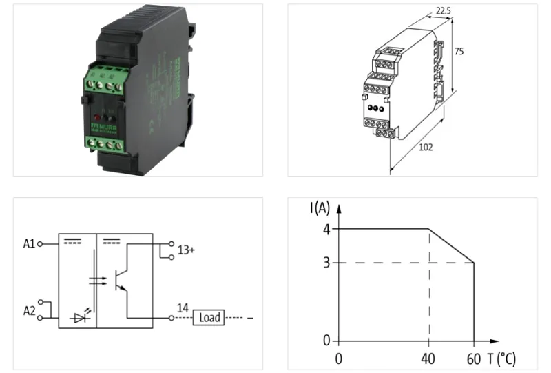 Rơ-le quang OPTO-COUPLER DC 24V 4A - detail