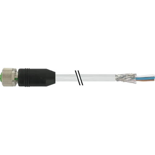 Cáp 15m bọc chống nhiễu có đầu nối M12 - header