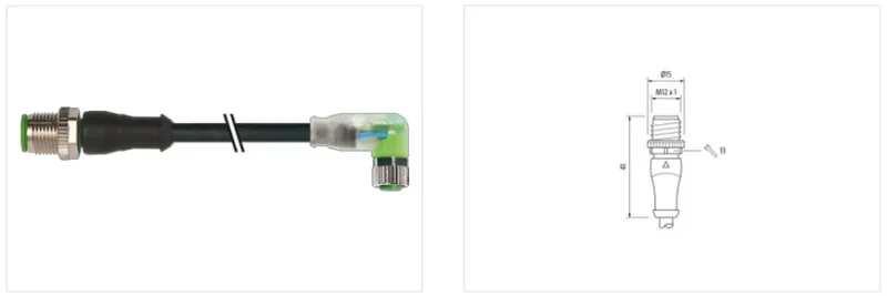 Cáp PUR 0.3m có 2 đầu nối 7000-40651-6310030 - detail1