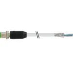 Cáp PUR 10m bọc chống nhiễu có đầu nối M12 - header