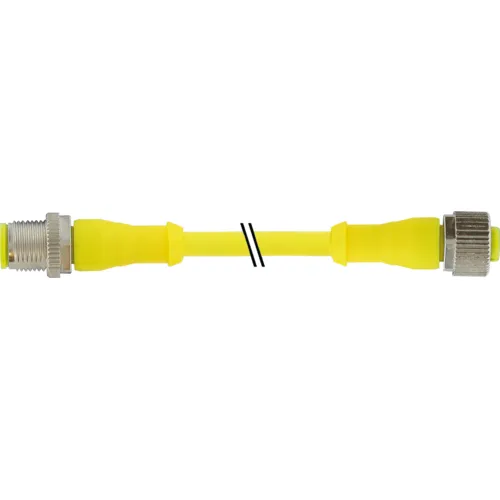 Cáp PUR 7m màu vàng 2 đầu nối M12 - header