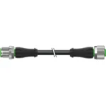 Cáp PUR dài 0.3m có 2 đầu nối M12 - header