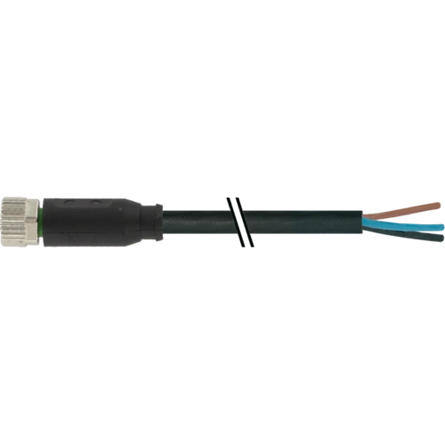 Cáp PVC dài 15m có đầu nối M8 female - header