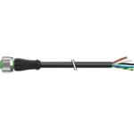 Cáp PVC dài 20m có đầu nối M12 female - header