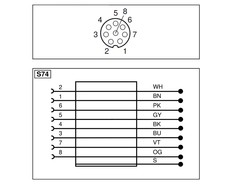 Cáp bọc chống nhiễu 2m có đầu nối ZAS89R201 - chi tiết