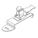 Kẹp triệt nhiễu và giữ cáp 6-8mm 36860 - header