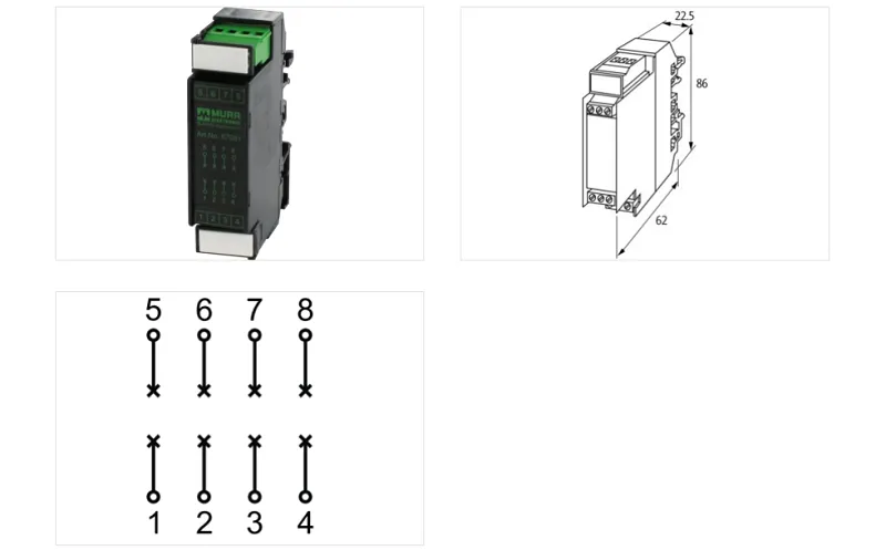 Mô-đun cầu đấu dây MKS 67081 - detail