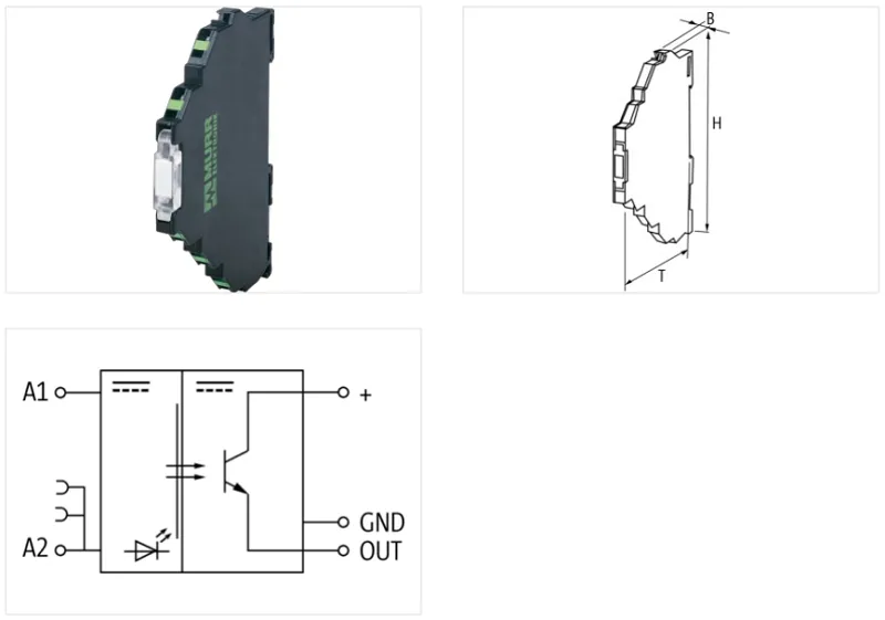 Rơ-le MIRO 6.2 OPTO-COUPLER 24VDC 0.1A - detail