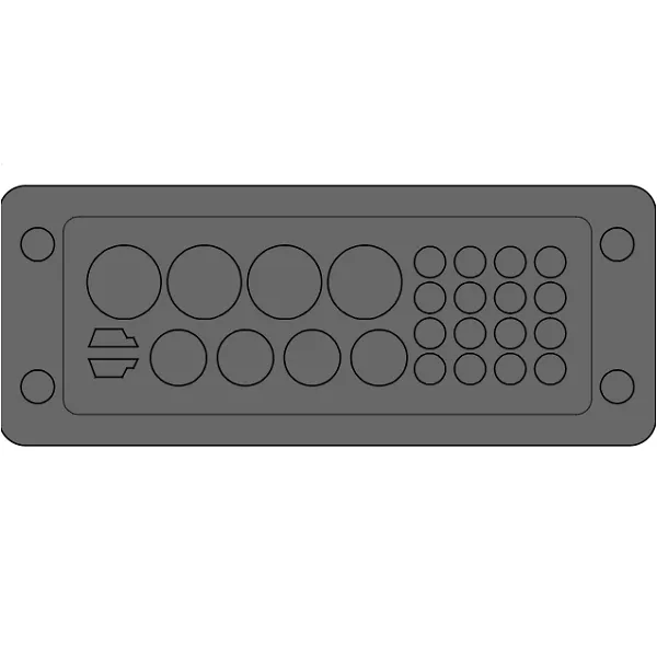 Tấm đầu vào cáp KEL-DPR 24_26 46503 - header