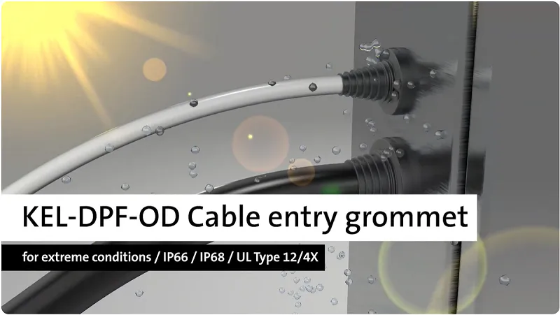 Tấm đầu vào cáp hình tháp cho điều kiện ngoài trời KEL-DPF-OD - WebBody