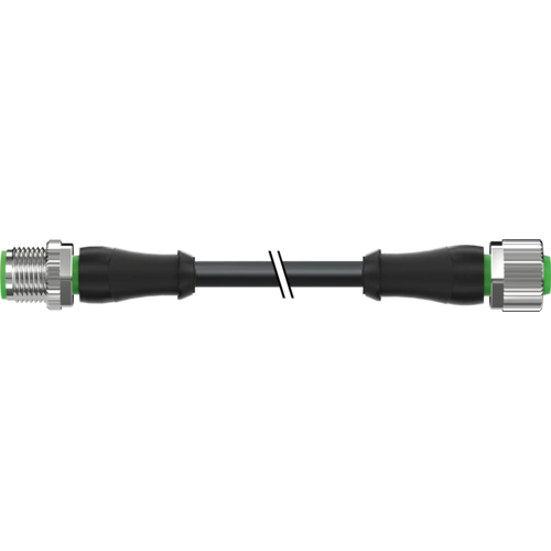 Cáp bọc PUR dài 10m có 2 đầu nối M12 - header