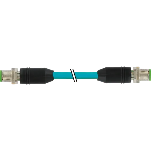 Cáp bọc chống nhiễu dài 10m có 2 đầu nối M12 - header