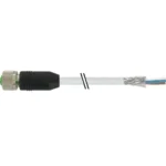 Cáp bọc chống nhiễu dài 10m có đầu nối M12 - header