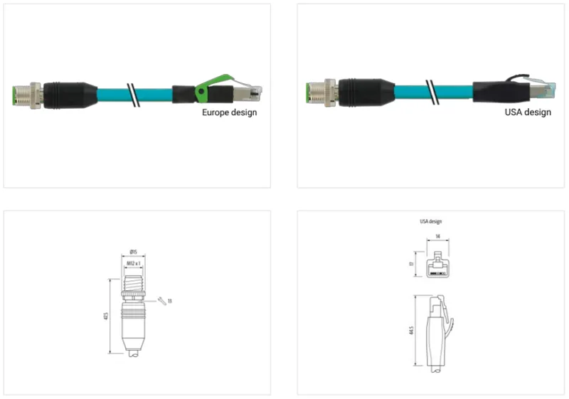 Cáp bọc chống nhiễu dài 20m có 2 đầu nối - detail1