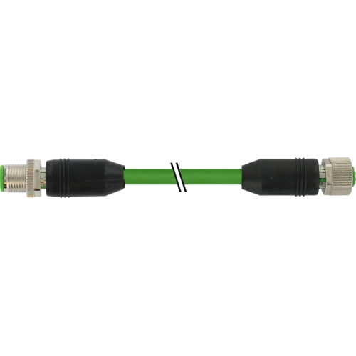 Cáp bọc chống nhiễu dài 5m có 2 đầu nối M12 - header