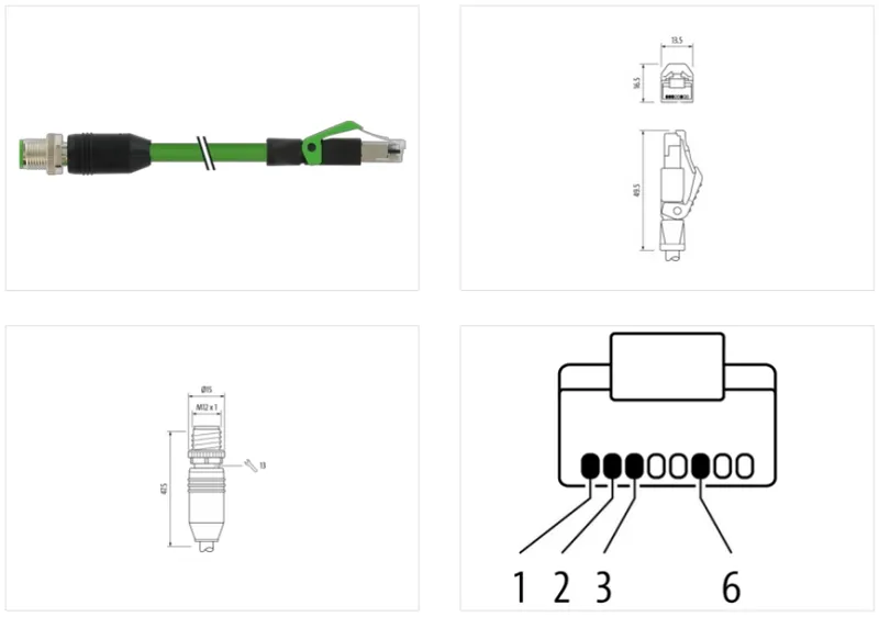 Cáp chống nhiễu dài 10m có 2 đầu nối - detail1