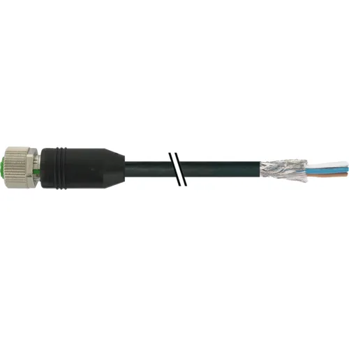 Cáp chống nhiễu dài 10m có đầu nối M12 - header