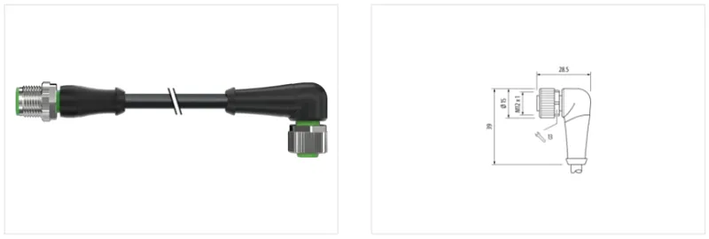 Cáp dài 0.5m 2 đầu nối M12 7000-40141-6150050 - detail1