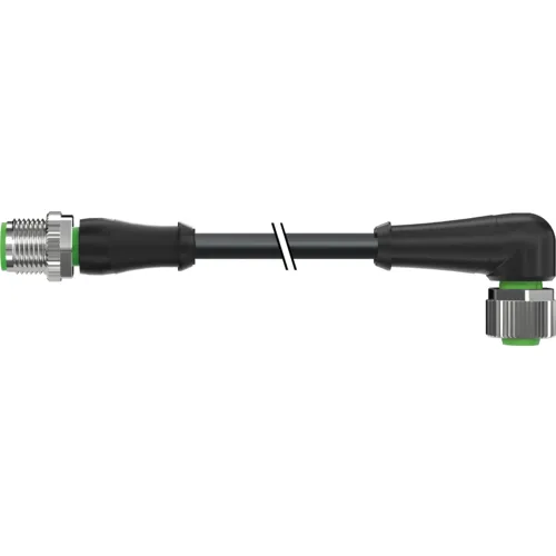 Cáp dài 0.5m 2 đầu nối M12 7000-40141-6150050 - header
