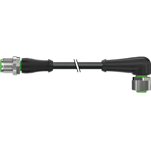 Cáp dài 1m 2 đầu nối M12 7000-40141-6150100 - header