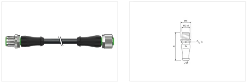 Cáp dài 5m 2 đầu nối M12 7000-40021-6140500 - detail1