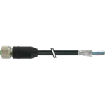 Cáp shield dài 10m có đầu nối M12 female - header