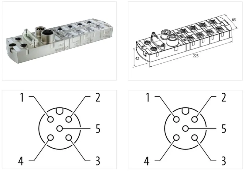 Mô-đun IO phân tán mạng Profinet 55532 - detail1