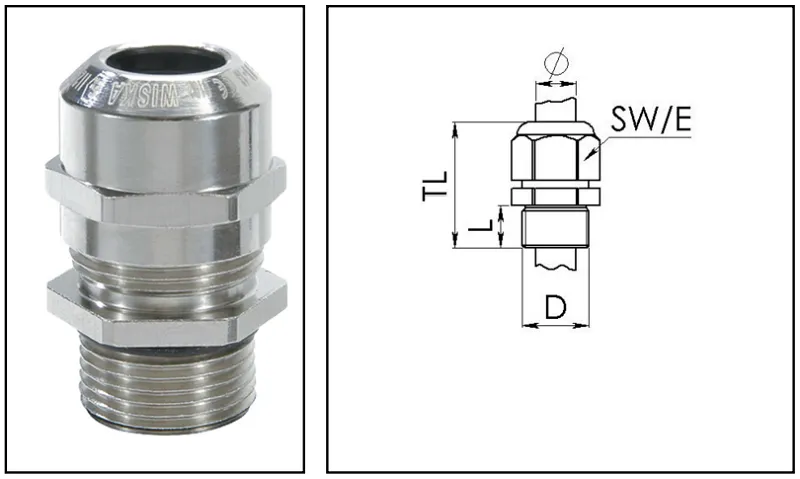 Cable gland chống cháy nổ M32 10065052 - body