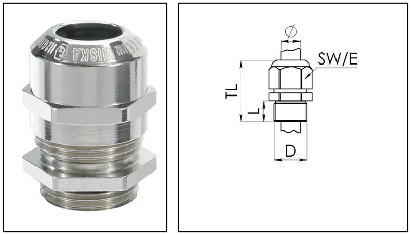 Cable gland chống cháy nổ NPT 3/4" 10101085 - body